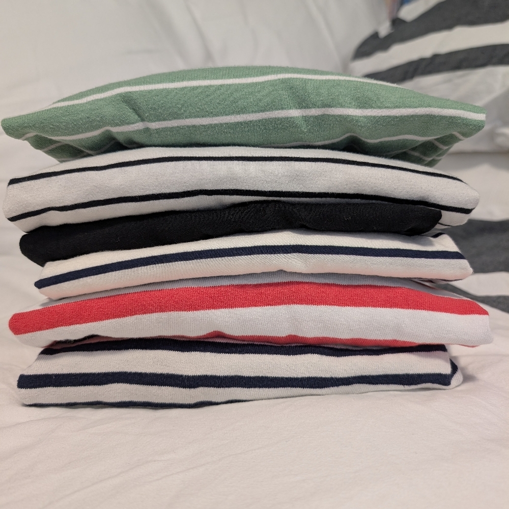 Striped T-Shirt Bundle - JCrew & Target Women's M-L